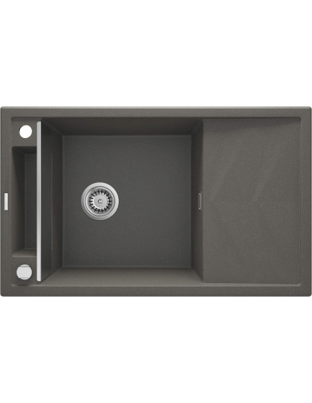 Zlewozmywak Granitowy Magnetyczny 1-Komorowy Z Ociekaczem Zrm T113 5908212095041