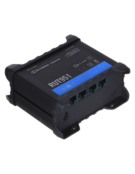Teltonika Router Rut951 4G Lte Wi-Fi 2Xsim, 4Xlan/W