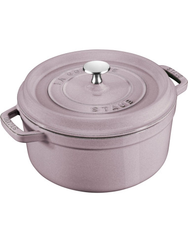 Garnek Żeliwny Okrągły Staub - 2.6 Ltr, Kwiat Wiśni
