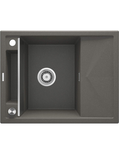 Zlewozmywak Granitowy Magnetyczny 1-Komorowy Z Ociekaczem Zrm T11A 5908212095058
