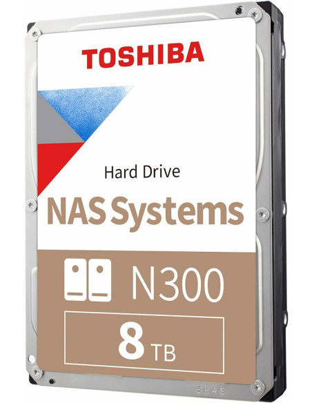 Toshiba N300 Nas Dysk Twardy 8 Tb 7200 Rpm 256 Mb 3.5" Serial Ata Iii