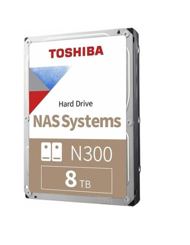 Toshiba N300 Nas Dysk Twardy 8 Tb 7200 Rpm 256 Mb 3.5" Serial Ata Iii