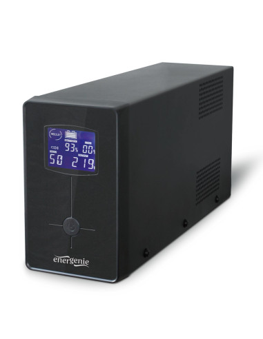 Energenie Zasilacz Awaryjny Ups Avr 3000Va Lcd, 3X C13, 3X Schuko, Usb, Rj45