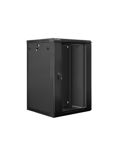 Szafa Rack Lanberg Wf01-6618-10B (18U  901Mm / 600Mm / 600 Mm  Wisząca  Szklane  19''  Kolor Czarny)