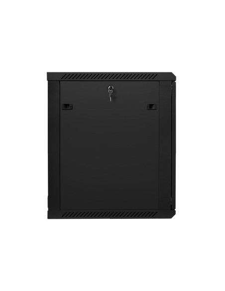 Szafa Jednosekcyjna, Zamykana Na Zamek Lanberg Wf01-6615-10B (15U  769Mm / 600Mm / 600 Mm  Stojąca  Otwierane  19''  Kolor Czarn