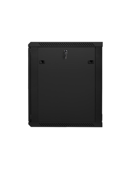 Szafa Jednosekcyjna, Zamykana Na Zamek Lanberg Wf01-6615-10B (15U  769Mm / 600Mm / 600 Mm  Stojąca  Otwierane  19''  Kolor Czarn