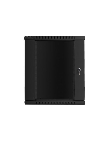 Szafa Jednosekcyjna, Zamykana Na Zamek Lanberg Wf01-6615-10B (15U  769Mm / 600Mm / 600 Mm  Stojąca  Otwierane  19''  Kolor Czarn