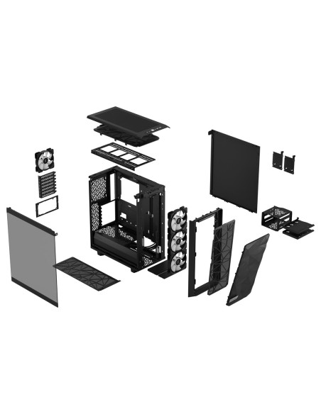 Obudowa Fractal Design Meshify 2 Compact Rgb Czarna (Fd-C-Mes2C-06)