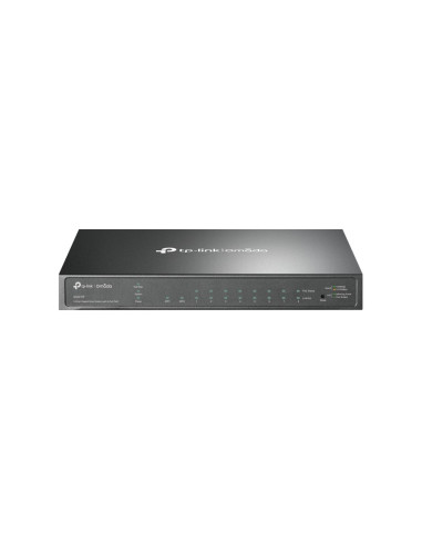 Tp-Link Omada Sg2210P Łącza Sieciowe Zarządzany L2/L2+ Gigabit Ethernet (10/100/1000) Obsługa Poe Czarny