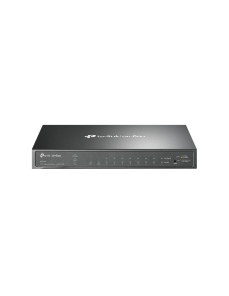 Tp-Link Omada Sg2210P Łącza Sieciowe Zarządzany L2/L2+ Gigabit Ethernet (10/100/1000) Obsługa Poe Czarny