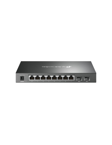 Tp-Link Omada Sg2210P Łącza Sieciowe Zarządzany L2/L2+ Gigabit Ethernet (10/100/1000) Obsługa Poe Czarny