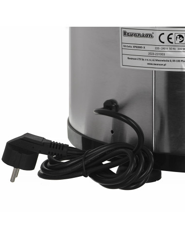 Wirówka Ravanson Xpb2800-X (2800 Obr/Min  6 Kg  360 Mm  Klasa A  Kolor Srebrny)