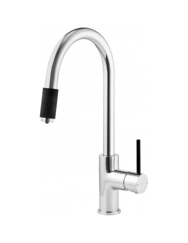 Bateria Kuchenna Z Obrotową Wylewką I Podłączeniem Do Filtra Wody Deante Chrom Aster
