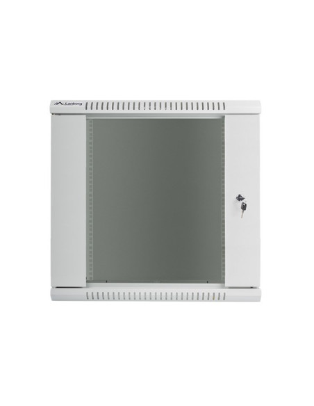 Szafa Rack Lanberg Wf01-6412-10S (12U  635Mm / 600Mm / 450 Mm  Wisząca  Szklane  19''  Kolor Szary)