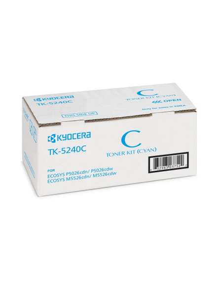 Kyocera Toner Tk-5240C Tk-5240 1T02R7Cnl0 Oryginalny Cyjan