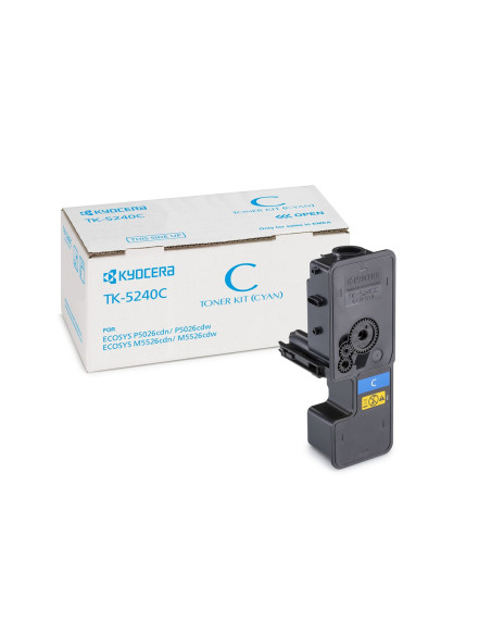 Kyocera Toner Tk-5240C Tk-5240 1T02R7Cnl0 Oryginalny Cyjan