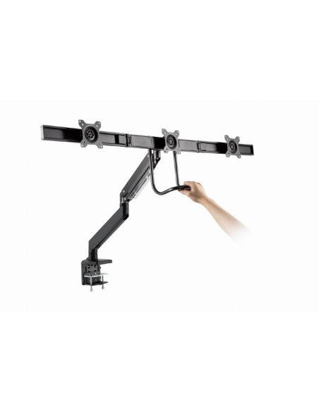 Gembird Biurkowe Regulowane Ramię/Uchwyt Na 3 Monitory 17-27, Vesa 100X100Mm, Do 6 Kg
