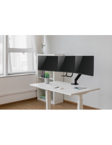 Gembird Biurkowe Regulowane Ramię/Uchwyt Na 3 Monitory 17-27, Vesa 100X100Mm, Do 6 Kg