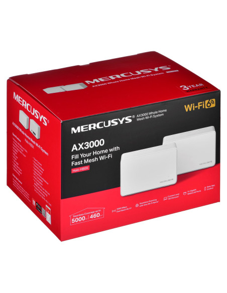 System Mesh Mercusys Halo H80X(2-Pack)