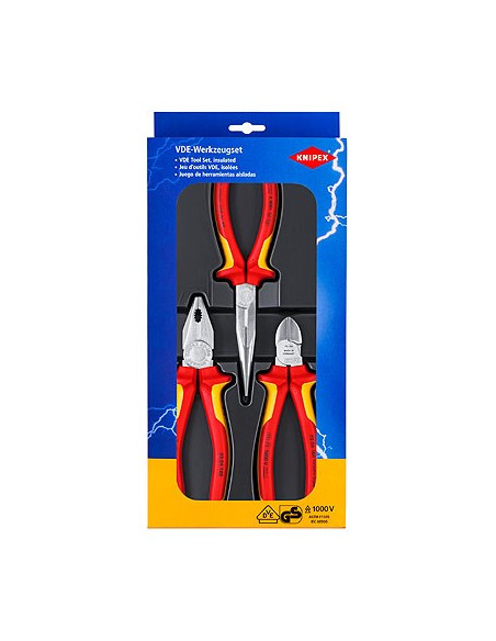 Knipex Zestaw Szczypiec Izolowanych 3Szt