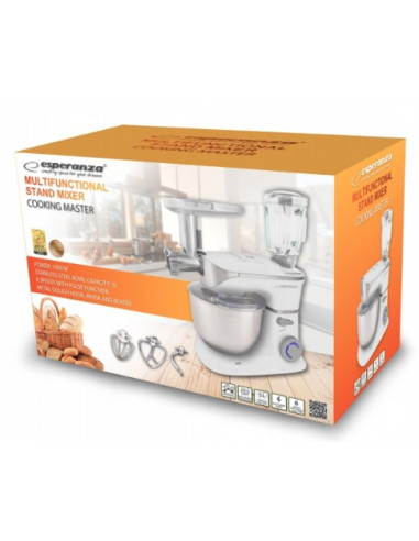 Robot Kuchenny Planetarny Do Mielenia Esperanza Cooking Master Ekm025 (1000W)