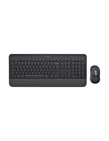 Logitech Signature Mk650 Combo For Business Klawiatura Dołączona Myszka Biuro Bluetooth Qwerty Amerykański Międzynarodowy Grafit