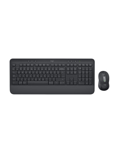 Logitech Signature Mk650 Combo For Business Klawiatura Dołączona Myszka Biuro Bluetooth Qwerty Amerykański Międzynarodowy Grafit