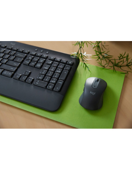 Logitech Signature Mk650 Combo For Business Klawiatura Dołączona Myszka Biuro Bluetooth Qwerty Amerykański Międzynarodowy Grafit