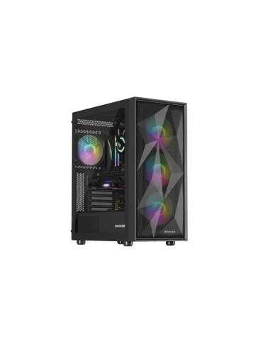 Obudowa Genesis Diaxid 605 Argb Midi Tower Z Oknem Usb-C Czarna