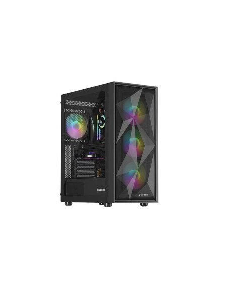Obudowa Genesis Diaxid 605 Argb Midi Tower Z Oknem Usb-C Czarna