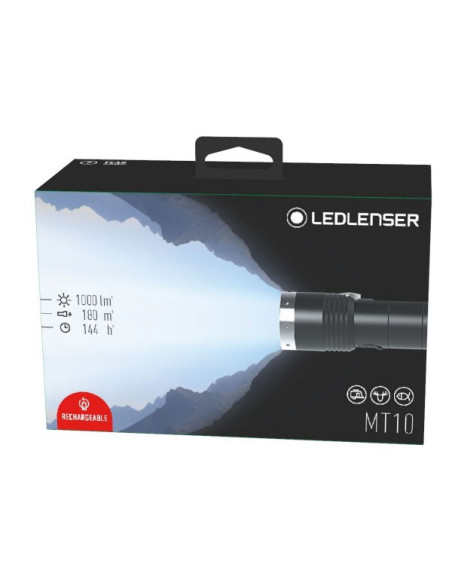 Ledlenser Mt10 Czarny, Srebrny Latarka Ręczna Led
