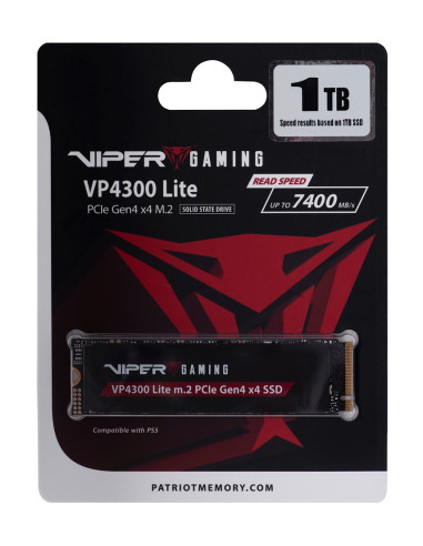 Ssd Patriot Viper Vp4300L M.2 Pci-Ex4 Nvme 1Tb