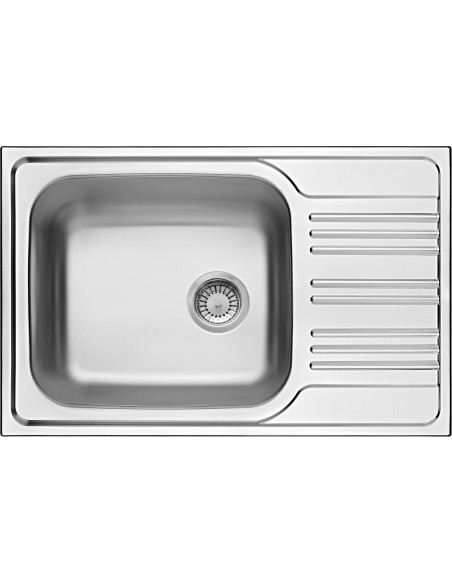 Zlewozmywak Stalowy 1-Komorowy Z Ociekaczem Zex_011B 5908212034224
