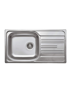 Zlewozmywak Stalowy 1-Komorowy Z Ociekaczem Zex 3113 5907650842415