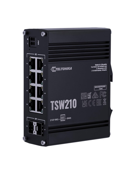 Switch Teltonika Tsw210 10P Unmanaged Gigabit