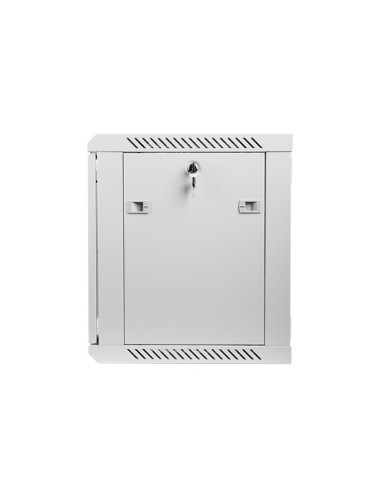 Szafa Jednosekcyjna Lanberg Wf01-6409-10S (9U  500Mm / 600Mm / 450 Mm  Wisząca  Szklane  19''  Kolor Szary)
