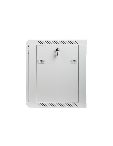 Szafa Jednosekcyjna Lanberg Wf01-6409-10S (9U  500Mm / 600Mm / 450 Mm  Wisząca  Szklane  19''  Kolor Szary)