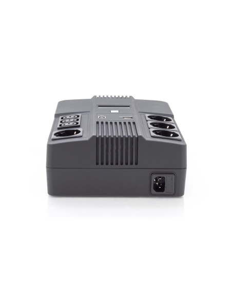 Ups Ups Line-Interactive 800Va/480Wavr 4Xschuko 3Xiec C13 1Xusb A 1X Usb B Rj45