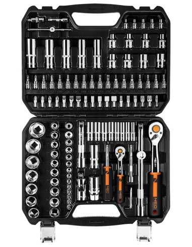Klucze Nasadowe 1/4", 1/2", Zestaw 110 Szt.