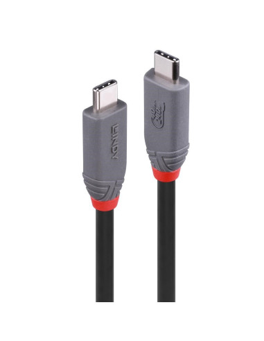 Lindy 36957 Kabel Usb Usb4 Gen 3X2 1,5 M Usb C Czarny