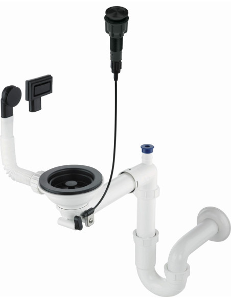 Syfon Do Zlewozmywaka Granitowego 1-Komorowego - Space-Saver Zxy_N982 5907650821120