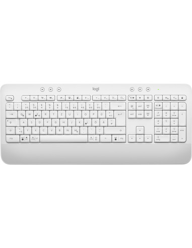 Logitech Signature K650 Klawiatura Biuro Bluetooth Qwertz Niemiecki Biały
