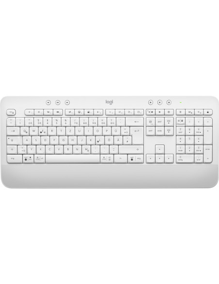Logitech Signature K650 Klawiatura Biuro Bluetooth Qwertz Niemiecki Biały