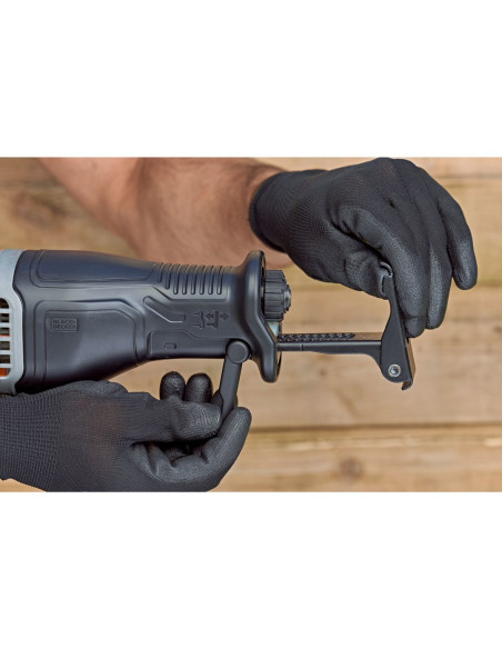 Black & Decker Bes301-Qs Piła Szablasta 2800 Spm 750 W Czarny, Pomarańczowy