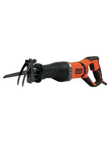 Black & Decker Bes301-Qs Piła Szablasta 2800 Spm 750 W Czarny, Pomarańczowy