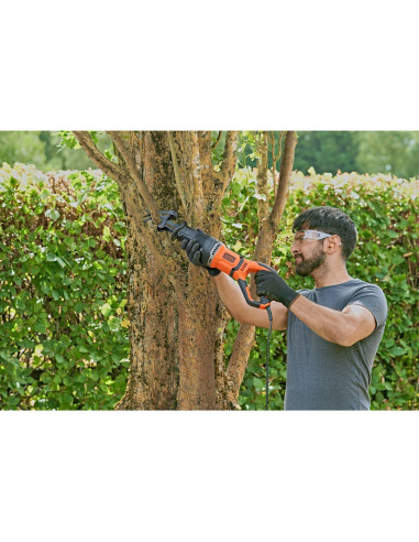 Black & Decker Bes301-Qs Piła Szablasta 2800 Spm 750 W Czarny, Pomarańczowy