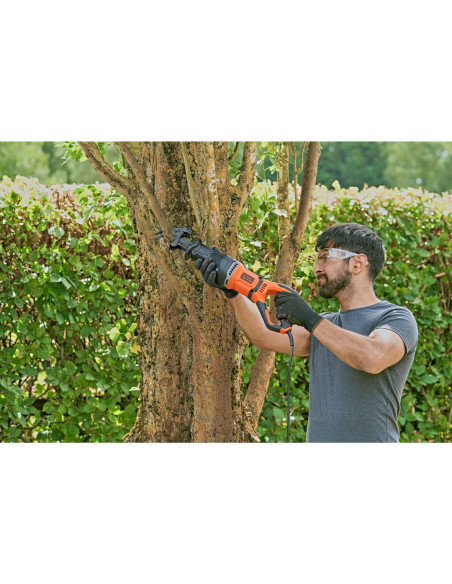 Black & Decker Bes301-Qs Piła Szablasta 2800 Spm 750 W Czarny, Pomarańczowy
