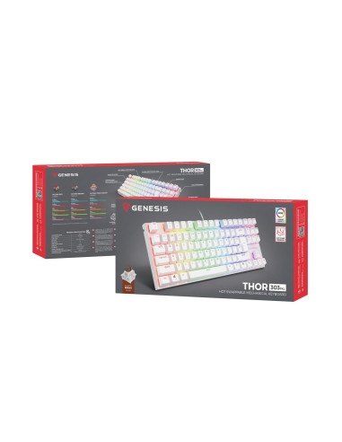Genesis Thor 303 Tkl Rgb Biała