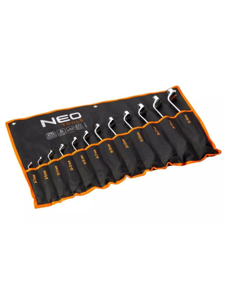 Klucze Oczkowe Odgięte Neo Tools 6-32 Mm, Zestaw 12 Sztuk