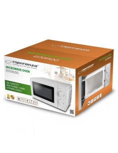 Esperanza Kuchenka Mikrofalowa Estofado Biała Eko011W 2